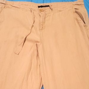 Calvin Klein Jean's Beige Linen Pants